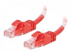 Kabel / 1 m Red CAT6PVC SLess Xover UTP