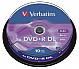 Verbatim Speichermedien DVD+R DL 8,5GB 8x 10er SP Promopack(10Pezzo)