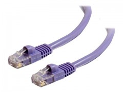 Kabel / 10 m Mld/Booted Purple CAT5E PVC