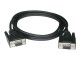 C2G Kabel / 1 m DB9 F/F NULL ModeM Black