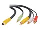 C2G Kabel / 2 m Value S-Video + Audio TO 3 R