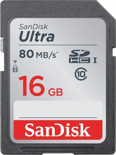 Ultra SDHC 16GB 80MB/s UHS-I