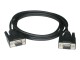 C2G Kabel / 3 m DB9 F/F NULL ModeM Black