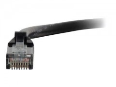 Kabel / 10 m Mlded/Btd Black CAT5E PVC U