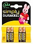 Duracell MN 2400 Simply Micro 4er Blister