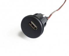 USB Einbaunetzteil 12/24 Volt mit 2,1 A Ladestrom